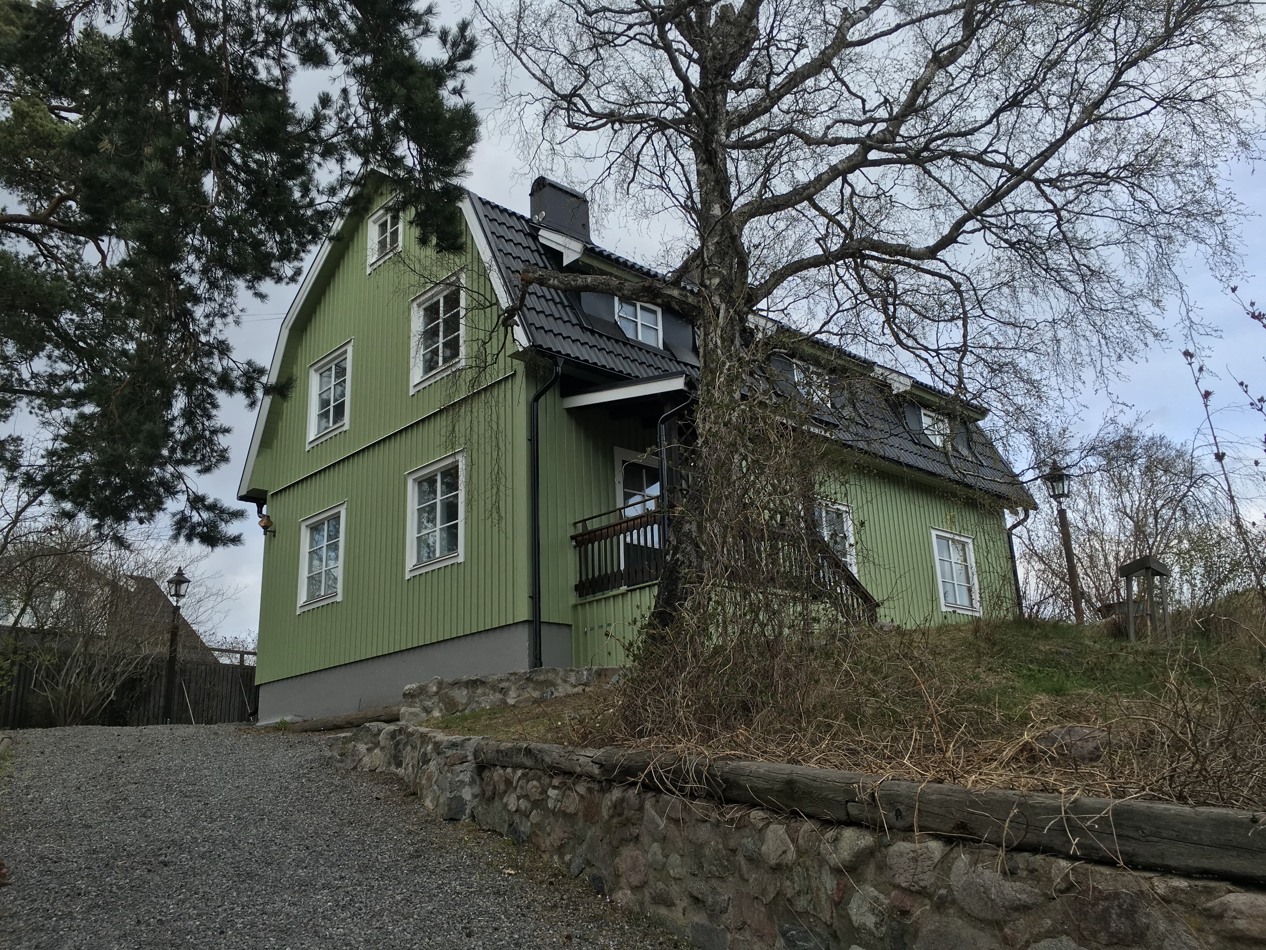 Fasadrenovering Rättarens väg Danderyd