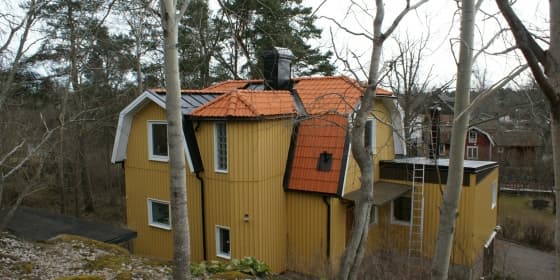 Takläggning Lövdalsvägen