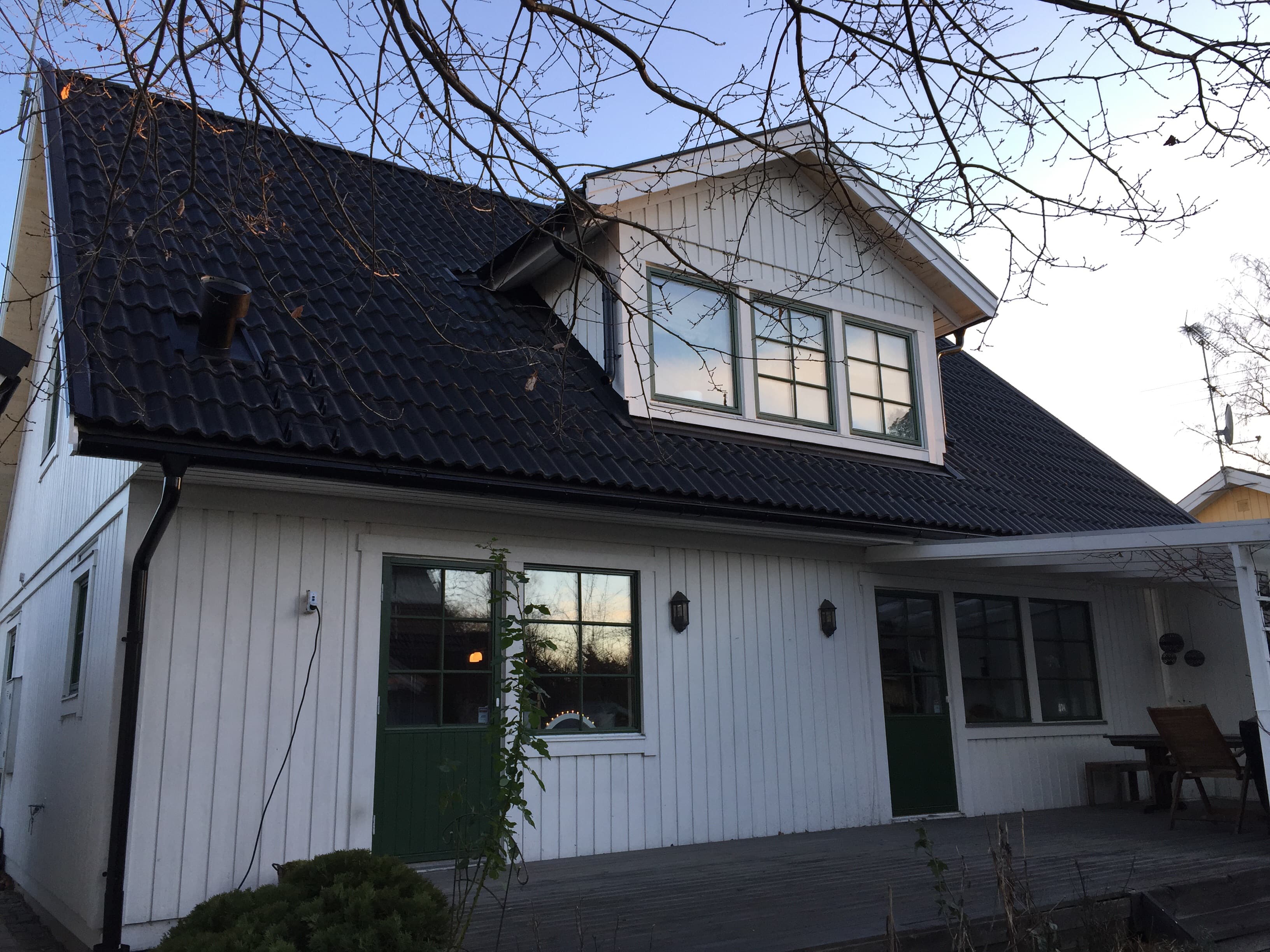 Takläggning Björnstiernas väg