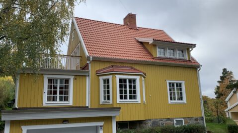 Takläggning Fältmarskalksvägen