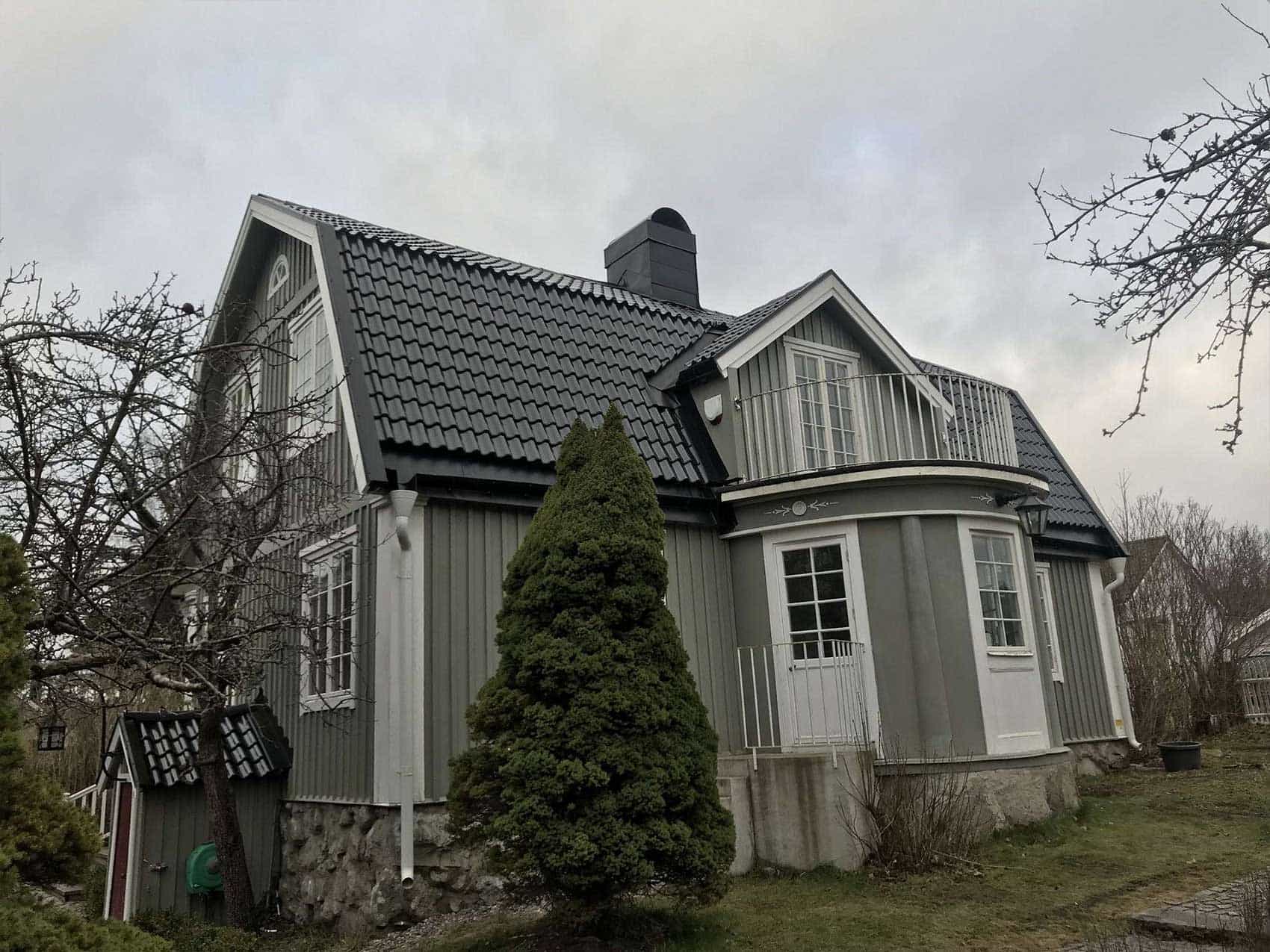 Takläggning Sagalidsvägen