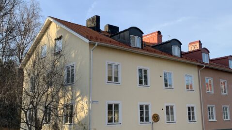 Takläggning Stenhuggarvägen
